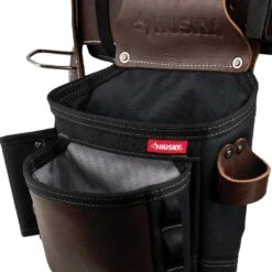 Husky Pro Level Work Tool Belt With Suspenders -Husky Shop black brown husky tool belts hd55505 th c3 1000