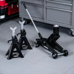 Husky 3-Ton Light Duty Truck Jack And Jack Stand Pair -Husky Shop black floor jacks hd00127 zd 31 1000