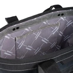 Husky 14 In. Build Out Open Top Tool Bag -Husky Shop black grey husky tool bags hd72089 th 1d 1000