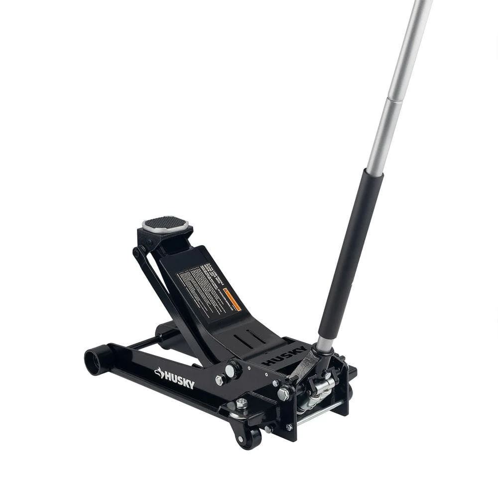 Husky 3-1/2-Ton Low Profile Floor Jack With Quick Lift 1 Husky 3-1/2-Ton Low Profile Floor Jack With Quick Lift