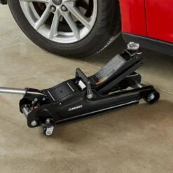 Husky 2-1/2-Ton Low Profile Trolley Floor Jack With Quick Contact -Husky Shop black husky floor jacks hd7024a 40 1000