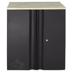 Husky Heavy Duty28 In. W X 32 In. H X 21.5 In. DWelded 20-Gauge Steel 2-Door Garage Base Freestanding Cabinet In Black -Husky Shop black husky free standing cabinets ha2f282132 blk c3 1000