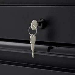 Husky 32 In. W X 33 In. H X 21.5 In. D Extra Wide Heavy Duty Welded Gauge Steel 5-Drawer Garage Freestanding Cabinet In Black 17 Husky 32 In. W X 33 In. H X 21.5 In. D Extra Wide Heavy Duty Welded Gauge Steel 5-Drawer Garage Freestanding Cabinet In Black -Husky Shop black husky free standing cabinets htc100007 ex 66 1000