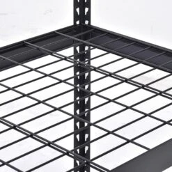 Husky 5-Tier Heavy Duty Boltless Steel Garage Storage Shelving Unit In Black (48 In. W X 78 In. H X 24 In. D) 26 Husky 5-Tier Heavy Duty Boltless Steel Garage Storage Shelving Unit In Black (48 In. W X 78 In. H X 24 In. D) -Husky Shop black husky freestanding shelving units n2r482478w5b 76 1000