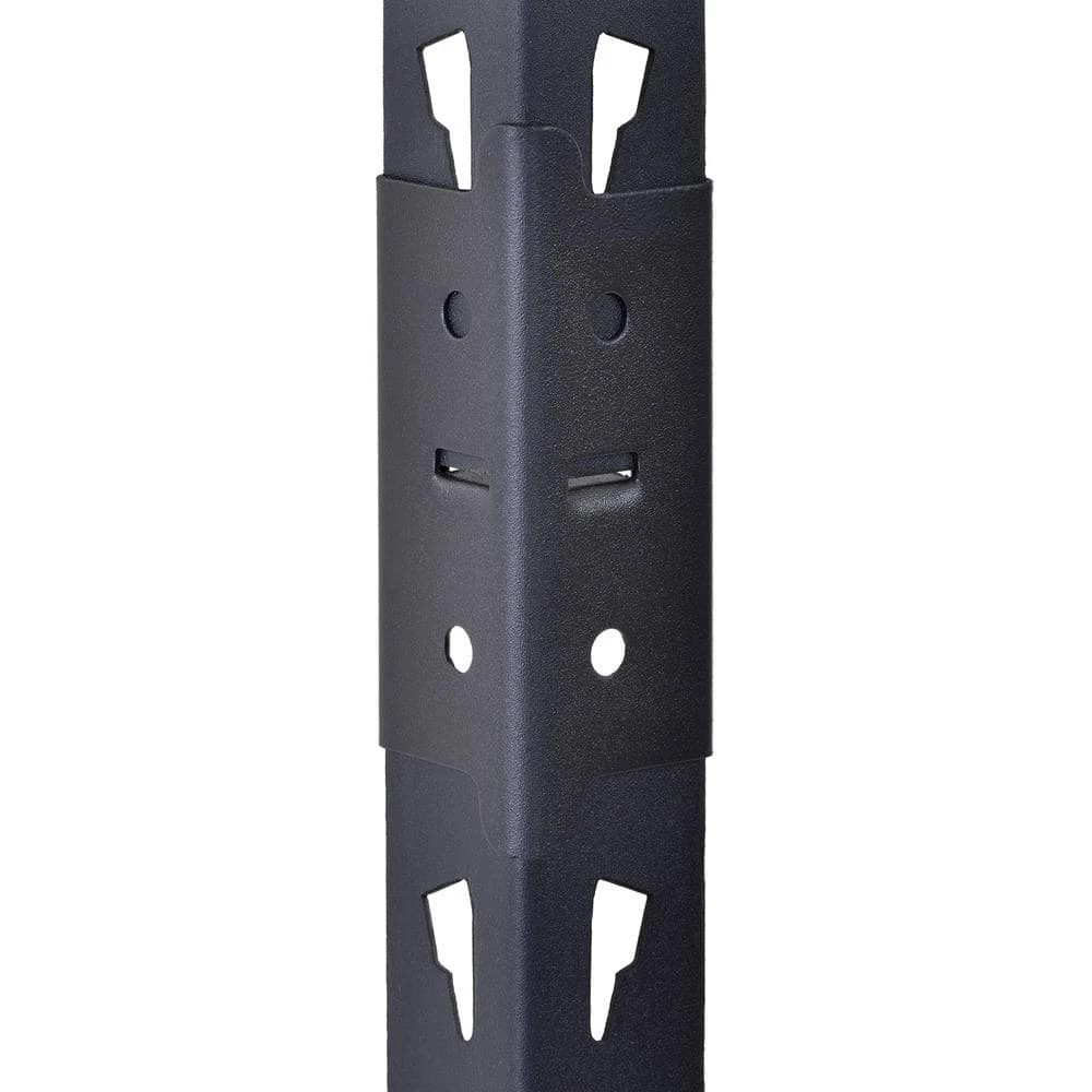 Husky 5-Tier Heavy Duty Boltless Steel Garage Storage Shelving Unit In Black (48 In. W X 78 In. H X 24 In. D) 12 Husky 5-Tier Heavy Duty Boltless Steel Garage Storage Shelving Unit In Black (48 In. W X 78 In. H X 24 In. D) - Image 12