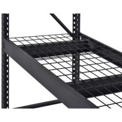 Husky 3-Shelf Metal Industrial Duty Freestanding Garage Storage Shelving Unit In Black (65 In. W X 54 In. H X 24 In. D) -Husky Shop black husky freestanding shelving units n2w652454w3b 44 1000