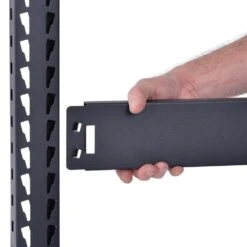 Husky 3-Shelf Metal Industrial Duty Freestanding Garage Storage Shelving Unit In Black (65 In. W X 54 In. H X 24 In. D) -Husky Shop black husky freestanding shelving units n2w652454w3b 4f 1000