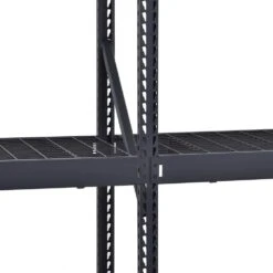 Husky 3-Shelf Metal Industrial Duty Freestanding Garage Storage Shelving Unit In Black (65 In. W X 54 In. H X 24 In. D) -Husky Shop black husky freestanding shelving units n2w652454w3b 66 1000