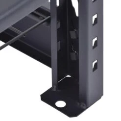 Husky 4-Shelf Metal Industrial Duty Freestanding Garage Storage Shelving Unit In Black (77 In. W X 72 In. H X 24 In. D) -Husky Shop black husky freestanding shelving units n2w772472w4b c3 1000