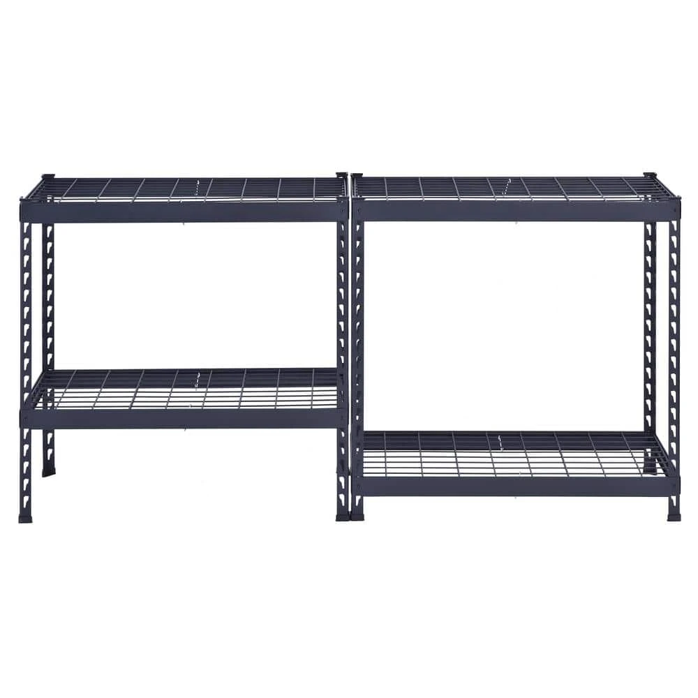Husky 4-Shelf Metal Heavy-Duty Adjustable Garage Storage Shelving Unit In Black (36 In. W X 72 In. H X 18 In. D) 10 Husky 4-Shelf Metal Heavy-Duty Adjustable Garage Storage Shelving Unit In Black (36 In. W X 72 In. H X 18 In. D) - Image 10