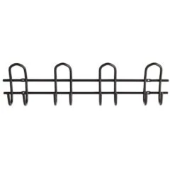 Husky Heavy-Duty Hook Rail -Husky Shop black husky garage storage hooks 813424 d4 1000