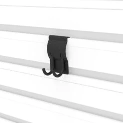 Husky 2 In. Double J Hook For Garage Slat Wall And Track Systems -Husky Shop black husky garage storage hooks 90251hwdj a0 1000