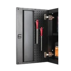 Husky 4-Piece Heavy Duty Welded Steel Garage Storage System In Black (92 In. W X 81 In. H X 24 In. D) 28 Husky 4-Piece Heavy Duty Welded Steel Garage Storage System In Black (92 In. W X 81 In. H X 24 In. D) -Husky Shop black husky garage storage systems htc411020 d4 1000