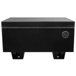 Husky Tool Storage 32 In. W Black Steel Job Site Toolbox -Husky Shop black husky jobsite boxes h32jsb fa 1000