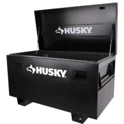 Husky Tool Storage 48 In. W Black Steel Job Site Toolbox