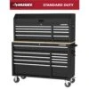 Husky Modular Tool Storage 52 In. W Standard Duty Black Mobile Workbench Cabinet With 8-Drawer Top Tool Chest 22 Husky Modular Tool Storage 52 In. W Standard Duty Black Mobile Workbench Cabinet With 8-Drawer Top Tool Chest -Husky Shop black husky mobile workbenches h52modsuite1 64 1000