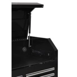 Husky Modular Tool Storage 92 In. W Standard Duty Black Mobile Workbench With 52 In. Top Tool Chest And (2) 20 In Side Lockers 24 Husky Modular Tool Storage 92 In. W Standard Duty Black Mobile Workbench With 52 In. Top Tool Chest And (2) 20 In Side Lockers -Husky Shop black husky mobile workbenches h52modsuite4 44 1000
