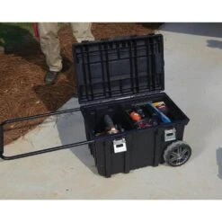 Husky 26 In. Connect Rolling Tool Box Black -Husky Shop black husky modular tool storage systems 228224 1f 1000