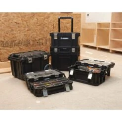 Husky 22 In. Connect Cantilever Portable Tool Box -Husky Shop black husky modular tool storage systems 230378 31 1000