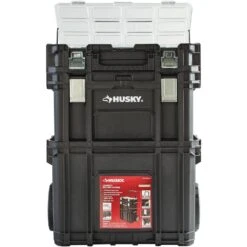 Husky 22 In. Connect Rolling System Tool Box -Husky Shop black husky modular tool storage systems 230381 d4 1000