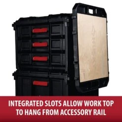 Husky Build-Out 23 In. Modular Tool Storage Workbench Top -Husky Shop black husky modular tool storage systems hky22851st 76 1000