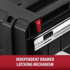 Husky Build-Out 22 In. Modular Tool Storage 2-Drawer Tool Box -Husky Shop black husky modular tool storage systems hky22855 1d 1000