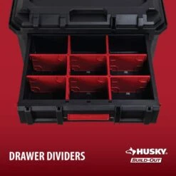 Husky Build-Out 22 In. 3-Drawer Tool Box -Husky Shop black husky modular tool storage systems hky22856 76 1000