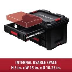 Husky Build-Out 22 In. 3-Drawer Tool Box -Husky Shop black husky modular tool storage systems hky22856 d4 1000