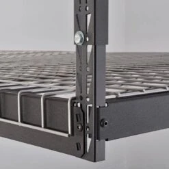 Husky 97.5 In. W X 43.75 In. H X 32 In. D Adjustable Height Metal Heavy-Duty Overhead Garage Storage Rack In Black 23 Husky 97.5 In. W X 43.75 In. H X 32 In. D Adjustable Height Metal Heavy-Duty Overhead Garage Storage Rack In Black -Husky Shop black husky overhead garage storage acr3296b p 44 1000