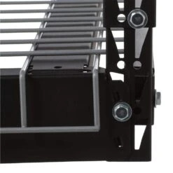 Husky 97.5 In. W X 43.75 In. H X 48 In. D Adjustable Height Metal Heavy-Duty Overhead Garage Storage Rack In Black -Husky Shop black husky overhead garage storage acr4896b 31 1000