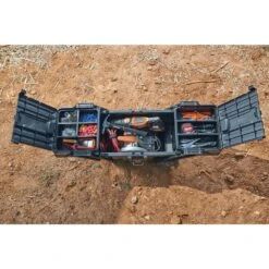 Husky 25 In. Cantilever Rolling Tool Box -Husky Shop black husky portable tool boxes 230380 a0 1000