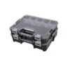 Husky 36-Compartment Hand Tool Box Interlocking Small Parts Organizer In Black (2-Pack) -Husky Shop black husky portable tool boxes thd2020 002 64 1000