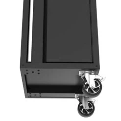 Husky Modular 20 In. W Standard Duty 3-Shelf Black Side Tool Chest -Husky Shop black husky side tool cabinets lockers h20lockmod 4f 1000