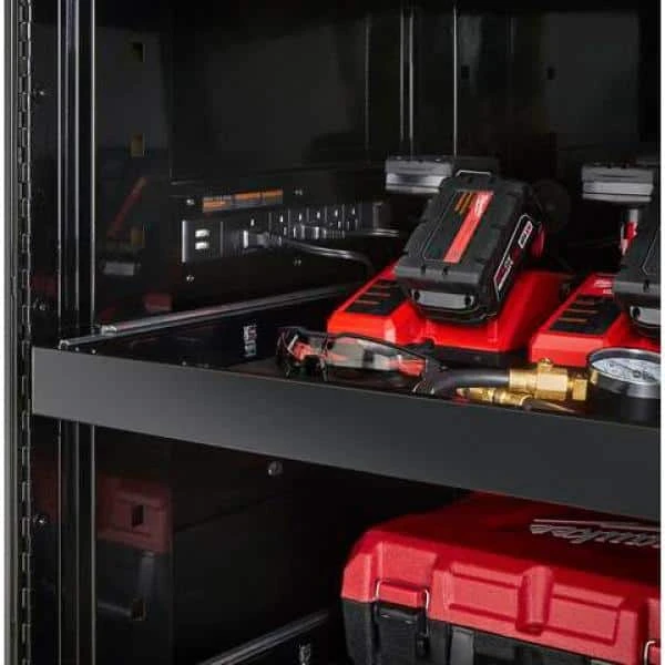 Husky 28 In. W X 25 In. D Professional Duty Side Tool Chest Locker With Casters In Black 8 Husky 28 In. W X 25 In. D Professional Duty Side Tool Chest Locker With Casters In Black - Image 8