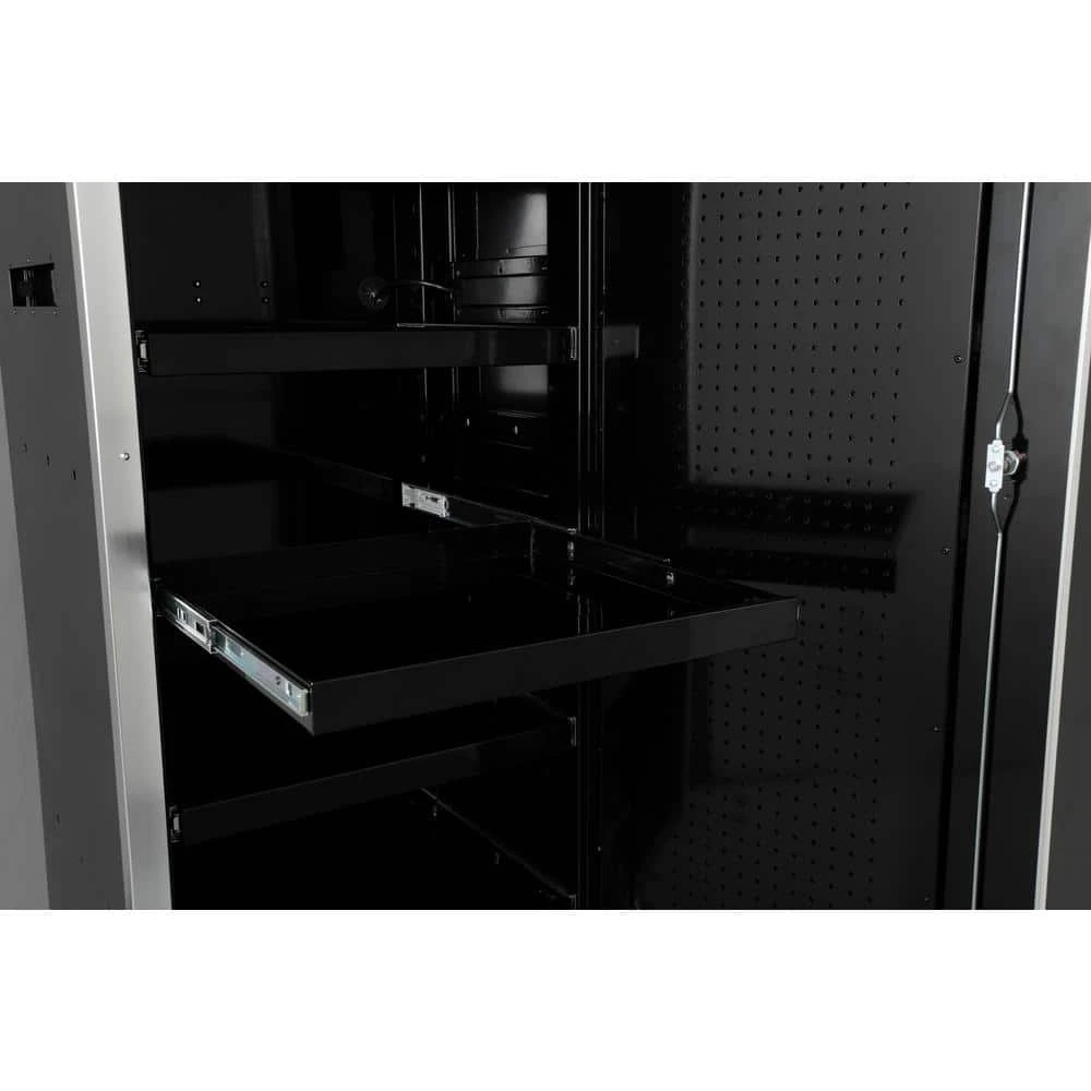 Husky 28 In. W X 25 In. D Professional Duty Side Tool Chest Locker With Casters In Black 11 Husky 28 In. W X 25 In. D Professional Duty Side Tool Chest Locker With Casters In Black - Image 11