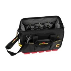 Husky 16 In. Large Mouth Tool Bag With Parts Bin Zone -Husky Shop black husky tool bags 526 248 77 1000