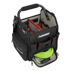 Husky 10 In. Tool Tote With Integrated Parts Bin Zone 17 Husky 10 In. Tool Tote With Integrated Parts Bin Zone -Husky Shop black husky tool bags 526 316 1d 1000