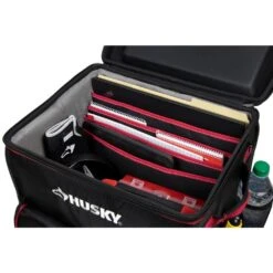 Husky 16 In. Pro Mobile Office Organizer -Husky Shop black husky tool bags 67134 02 4f 1000