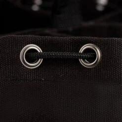 Husky 10 In. 19-Compartment Heavy-Duty Canvas Small Parts Organizer Bucket Storage Tool Pouch In Black -Husky Shop black husky tool bags hd00123 44 1000