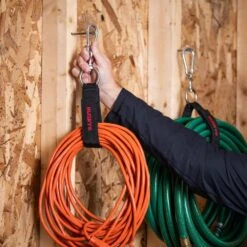 Husky 24 In. Heavy Duty Hanging Quick-Release Hooks With Carabiner Strap -Husky Shop black husky tool bags hd00139 th 66 1000