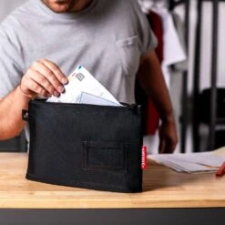 Husky 12 In. Document Organizer Bag (4-Pack) -Husky Shop black husky tool bags hd25100 4pk th 1f 1000