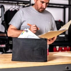 Husky 12 In. Document Organizer Bag (4-Pack) -Husky Shop black husky tool bags hd25100 4pk th 44 1000