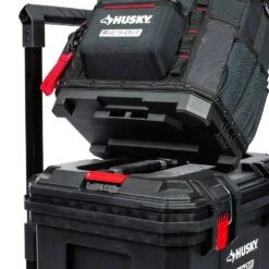 Husky Build-Out 14 In. Tool Tote 25 Husky Build-Out 14 In. Tool Tote -Husky Shop black husky tool bags hd72014 th fa 1000