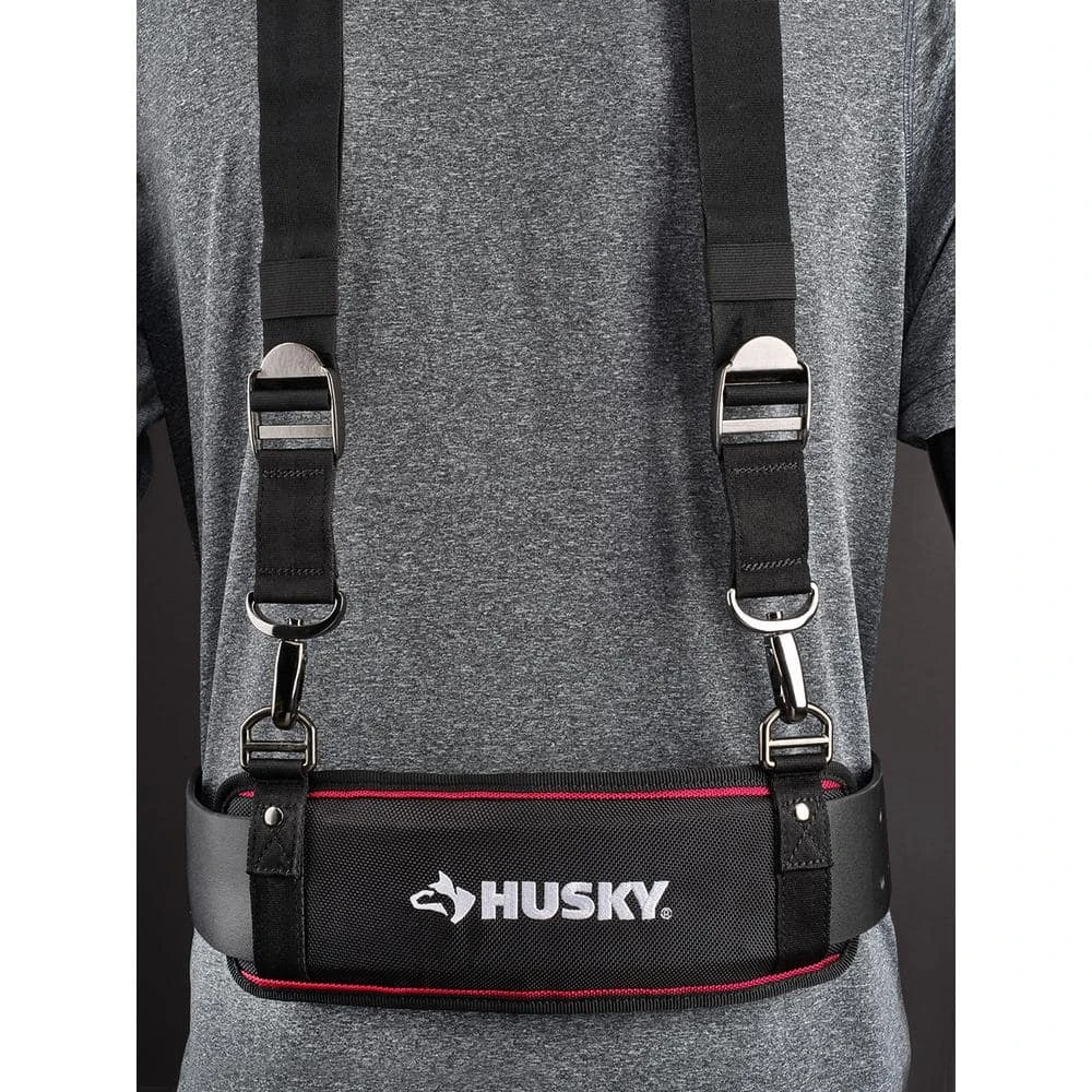 Husky 2-1/2 In. 5 In Padded Work Tool Belt In Black 4 Husky 2-1/2 In. 5 In Padded Work Tool Belt In Black - Image 4