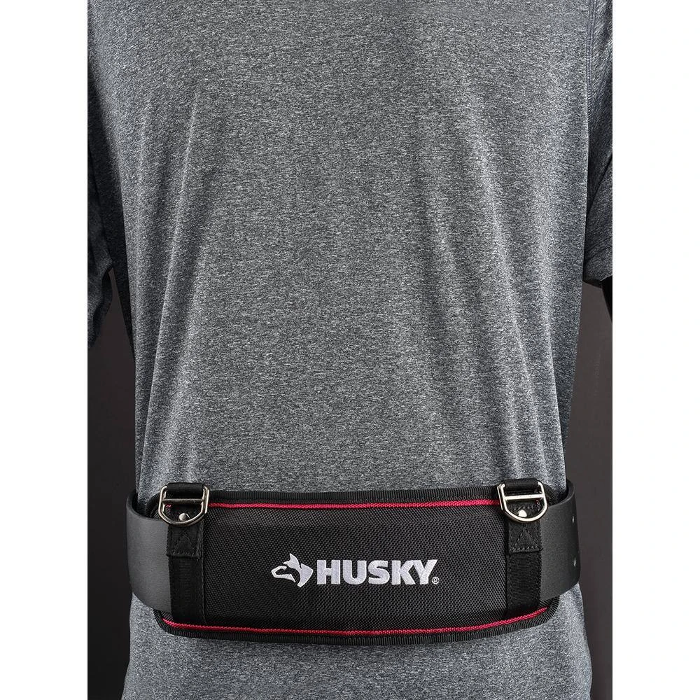 Husky 2-1/2 In. 5 In Padded Work Tool Belt In Black 2 Husky 2-1/2 In. 5 In Padded Work Tool Belt In Black - Image 2