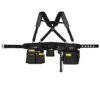 Husky 2-Bag 18-Pocket Black Framer's Suspension Rig Work Tool Belt With Suspenders 28 Husky 2-Bag 18-Pocket Black Framer's Suspension Rig Work Tool Belt With Suspenders -Husky Shop black husky tool belts hd00116 th 64 1000