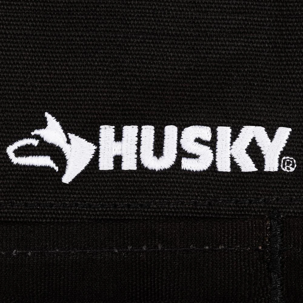 Husky 23 In. 16-Pocket Black Canvas Bib Tool Work Apron 8 Husky 23 In. 16-Pocket Black Canvas Bib Tool Work Apron - Image 8