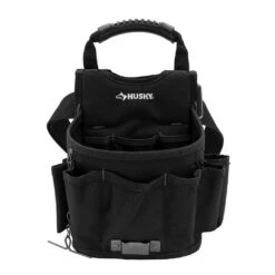 Husky 13-Pocket Black Utility Tool Pouch -Husky Shop black husky tool belts hd00142 c3 1000