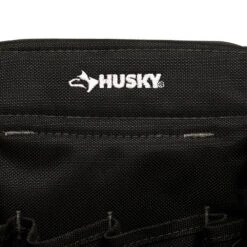 Husky Heavy-Duty 14-Pocket Electrician's Tool Belt Pouch In Black 16 Husky Heavy-Duty 14-Pocket Electrician's Tool Belt Pouch In Black -Husky Shop black husky tool belts hd00143 1f 1000