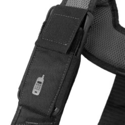 Husky 16-Pocket Black Carpenter's Tool Belt With Suspenders -Husky Shop black husky tool belts hd00144 1f 1000